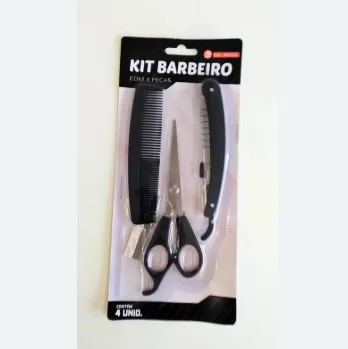 KIT DE BARBEIRO 3 PCS TS02 - HAI BRASIL