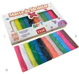 MASSA DE MODELAR SOFT 12 CORES 135G REF. 13277 MAKE+ 2