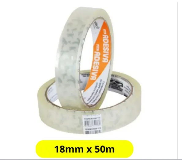 FITA ADESIVA TRANSPARENTE 18X50 - KORETECH