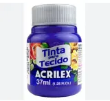 TINTA PARA TECIDO 37ML AZUL COBALTO 502 - ACRILEX 1