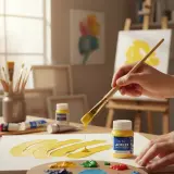 TINTA PARA TECIDO 37ML AMARELO OURO 505 - ACRILEX 4